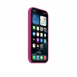 BeSmart Silicone Case with MagSafe за iPhone 16 Pro Max, тъмнорозов