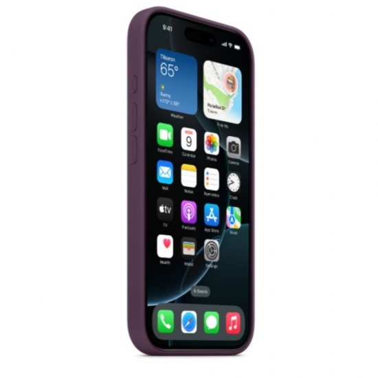 Защитен калъф BeSmart Silicone Case with MagSafe, За iPhone 16 Pro Max, Тъмнолилав