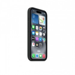 BeSmart Silicone Case with MagSafe за iPhone 16, черен