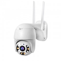 Cameră de supraveghere BeSmart LS-QW24, 4MP UHD, Wi‑Fi, SD, ICSEE, PTZ, urmărire automată, albă
