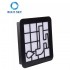 BeSmart BESMARTVACACC25 – комплект от 3 филтъра за прахосмукачка, съвместим с PHILIPS FC9331/09, черен/син