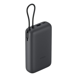 Xiaomi Power Bank 20000mAh Dark Gray BHR9740GL cu cablu USB Type-C încorporat și încărcare rapidă de 22.5W