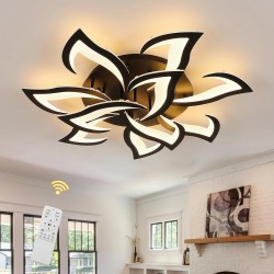 BeSmart 13984 plafonieră LED reglabilă, 85 W, 8350 lm, 3000–6500 K, telecomandă și aplicație, 10 petale