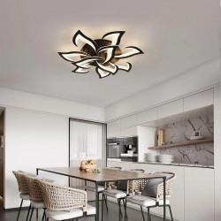 BeSmart 13984 plafonieră LED reglabilă, 85 W, 8350 lm, 3000–6500 K, telecomandă și aplicație, 10 petale