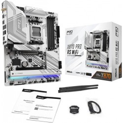 Placă de bază ASROCK X870 PRO RS WIFI AMD X870, AM5, ATX, DDR5, Wi‑Fi 7