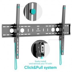 ONKRON UT12-B – suport de perete înclinat pentru televizoare și display-uri de 60–110″, până la 120 kg