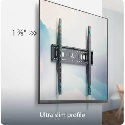 ONKRON UF12-B – suport fix de perete pentru televizoare și afișaje interactive de 60–110