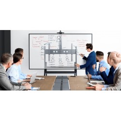 ONKRON TS2080-B suport mobil pentru televizor și afișaj interactiv 60–120″, negru