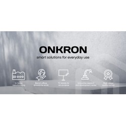 ONKRON TS1871-B suport mobil pentru televizor de 55–90″, până la 75 kg, VESA 200×200–800×600