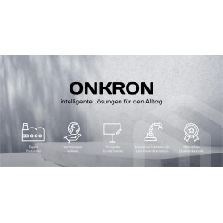 ONKRON TS1552-B suport mobil pentru televizor și afișaj profesional de 40–70″, până la 60,5 kg, negru