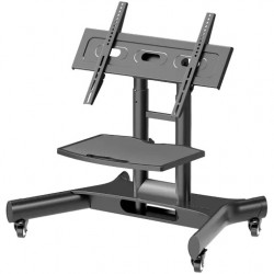 ONKRON TS1350-B suport mobil pentru televizor și panou interactiv 32–70″, negru