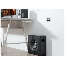 EDIFIER T5S-BL активен субуфер, 70 W RMS, 8-инчов говорител, RCA