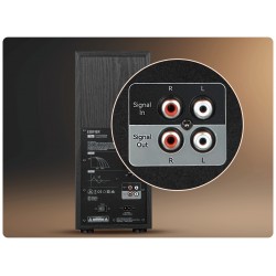 EDIFIER T5S-BL активен субуфер, 70 W RMS, 8-инчов говорител, RCA
