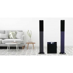 FENDA T-400X 2.1 аудиосистема с Bluetooth 4.0, NFC, USB/SD, FM радио и 100 W RMS