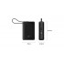 Silicon Power SP10KMAPBKCP101K CP10 преносима батерия 10 000 mAh с вграден USB-C кабел, USB-A и USB-C, 20 W