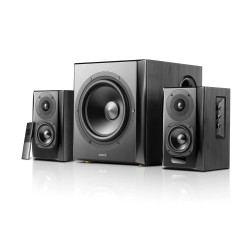 Edifier S351DB-BL – 2.1 активна аудиосистема с Bluetooth, aptX и 150 W RMS