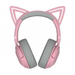 RAZER RZ04-04860100-R3M1 Kraken Kitty V2 BT Quartz – căști de gaming wireless Bluetooth cu RGB