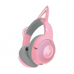 RAZER RZ04-04860100-R3M1 Kraken Kitty V2 BT Quartz – căști de gaming wireless Bluetooth cu RGB