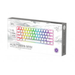 Tastatură de gaming Razer RZ03-03390400-R3M1 Huntsman Mini Mercury White cu comutatoare optice liniare