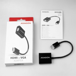 AXAGON RVH-VGN adaptor video activ HDMI la VGA, Full HD/WUXGA 1920×1200