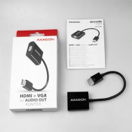 AXAGON RVH-VGAN HDMI към VGA активен видео адаптер с аудио изход