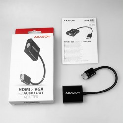 AXAGON RVH-VGAN adaptor video activ HDMI la VGA cu ieșire audio
