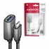 AXAGON RUCM-AFAC USB-C към USB-A кабелен адаптер, 20 cm, USB 3.2 Gen 1, 3 A, алуминиев корпус