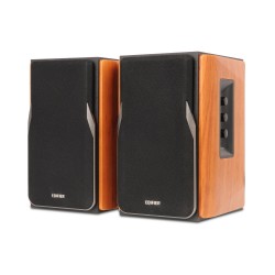 Edifier R1380DB-BR активна стерео система 2.0 с Bluetooth 5.1, 42 W RMS, кафяв цвят