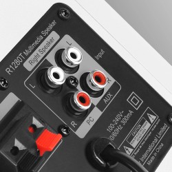 Edifier R1280T-WH активна 2.0 стерео система, бяло/сребристо, 42 W RMS