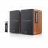 Edifier R1280DBS-BR активна 2.0 тонколонна система с Bluetooth, оптичен и коаксиален вход, кафяв корпус
