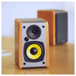 EDIFIER R1010BT-BR кафява 2.0 мултимедийна Bluetooth стерео система, 24 W