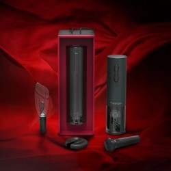 PRESTIGIO PWO101BK_EN Bolsena tirbușon electric pentru vin, negru