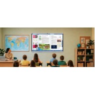 PRESTIGIO SOLUTIONS PSMB018R750 Multiboard Prism 75″ интерактивен дисплей с Android 14, Google EDLA и AI камера