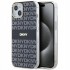 DKNY IML Mono & Stripe MagSafe калъф за iPhone 15/14/13, черен