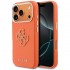 Guess PU Resin Logo Case за iPhone 17 Pro – Оранжев