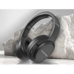 CANYON BT Headset OnRiff 5 Black – căști over-ear fără fir cu Bluetooth 6.0