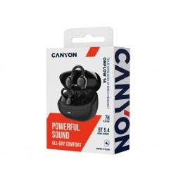 Canyon OWS Ear Clips OnFlow 14 Black – căști TWS wireless
