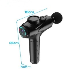 BeSmart 26441 pistol de masaj, 30 de niveluri de intensitate, 12 capete, afișaj LED