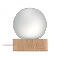 BeSmart LIGHT (MO2689) – стъклена LED лампа с дървена основа