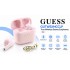 Guess GUTWSXMCCLP безжични TWS слушалки, Glossy Effect, розови, Bluetooth 5.4, IPX5