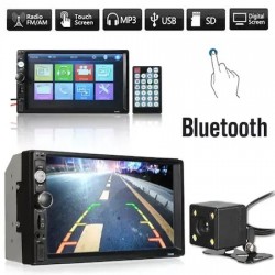 Kapp TV 7010B мобилен стерео MP5 плейър с 7-инчов touchscreen, Bluetooth и камера за задно виждане