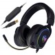 Гейминг слушалки с микрофон ROXPOWER T-ROX STGH381, 7.1 Virtual Surround Sound technology, RGB, черенСлушалки за компютър