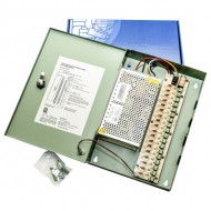 Bravas PA23 – Захранване за видеонаблюдение DC12V 20A с 18 канала и индивидуална защита