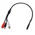 Bravas CS05HX – microfon pentru supraveghere video, RCA, DC 9–12 V