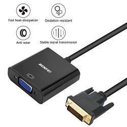 Преходник DVI 24+1 - VGA F