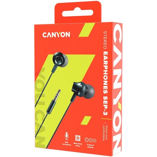 Слушалки с микрофон CANYON CNE-CEP3DGСлушалки за компютър