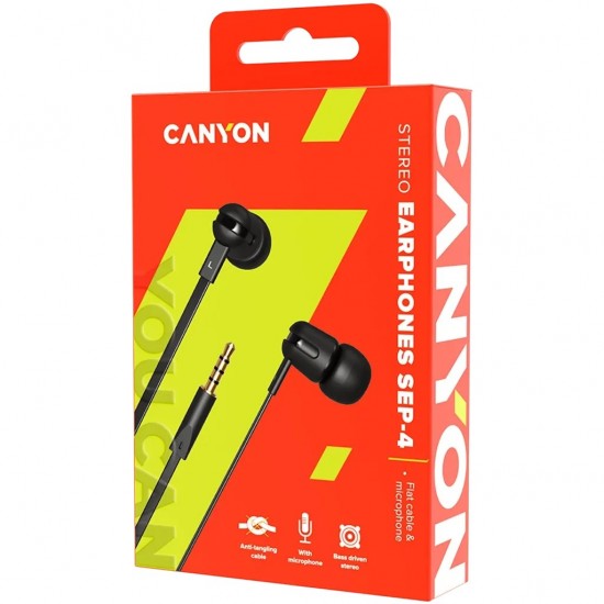 Слушалки с микрофон CANYON CNS-CEP4BСлушалки за компютър