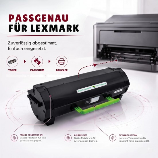 Съвместимa Тонер Касети Lexmark МS 510Офис Техника