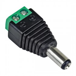 BRAVAS 12v,2,1/5,5mm Masculin – conector de alimentare cu șurub
