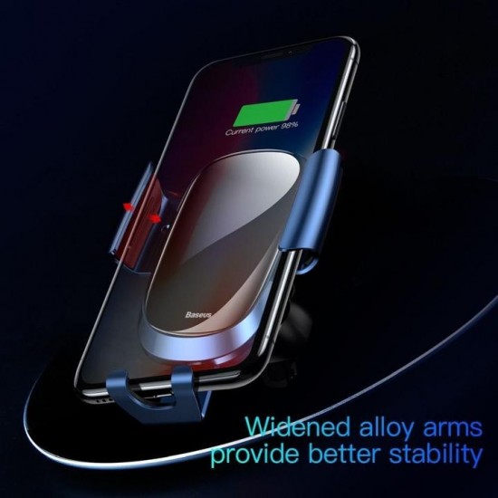 Стойка за телефон за въздуховод на кола BASEUS Future Gravity черен (SUYL-WL01)Поставка за телефон